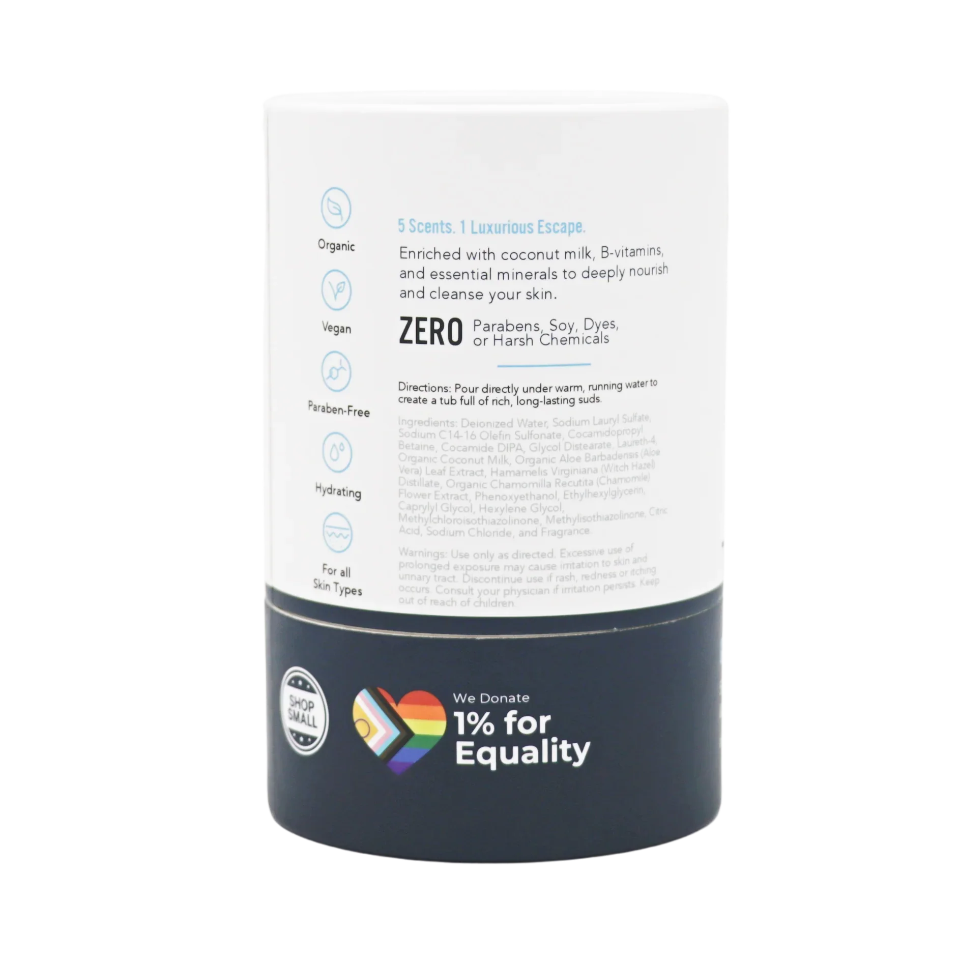 Liquid Bath Bombs and Loofah Sponge Gift Set