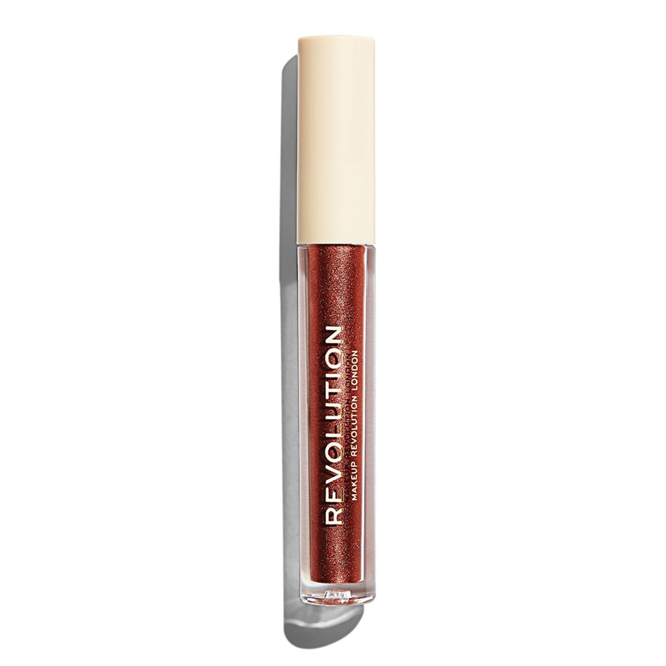 Brillo labial metálico de la colección REVOLUTION Nudes