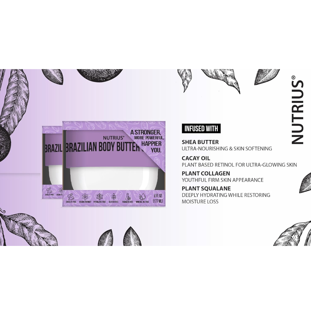 Crema corporal brasileña NUTRIUS