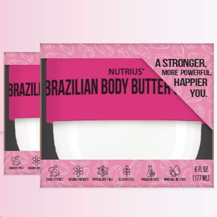 NUTRIUS Brazilian Body Butter Cream