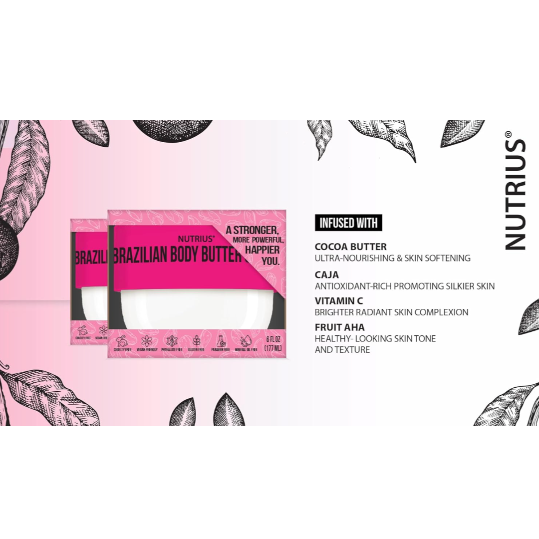 Crema corporal brasileña NUTRIUS
