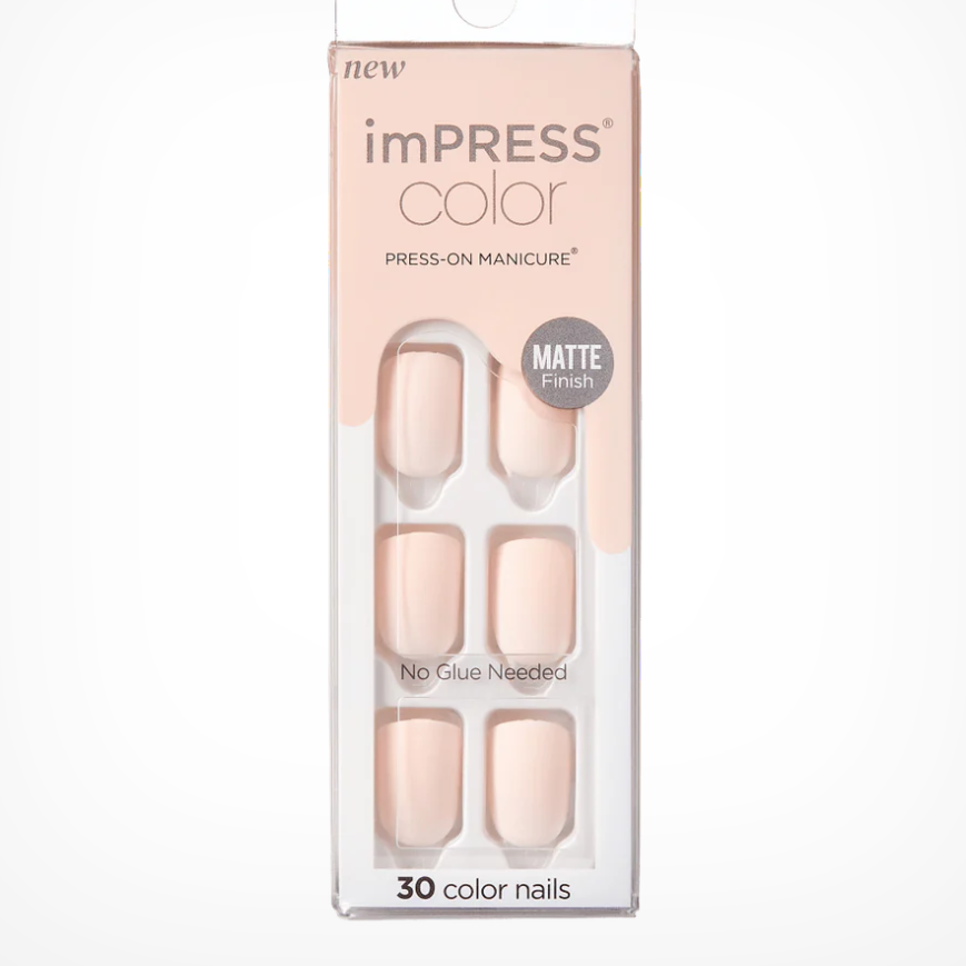 Uñas postizas de color KISS ImPRESS