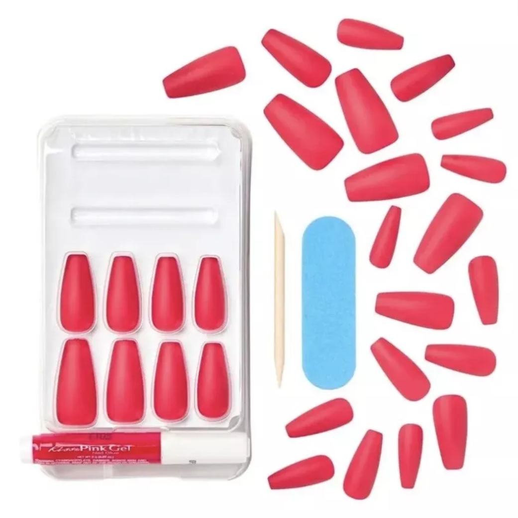 KISS Gel Fantasy Ready-to-Wear Fake Nails 28 Count