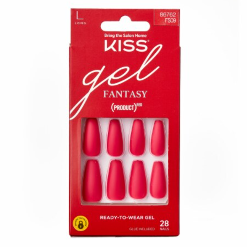 KISS Gel Fantasy Ready-to-Wear Fake Nails 28 Count