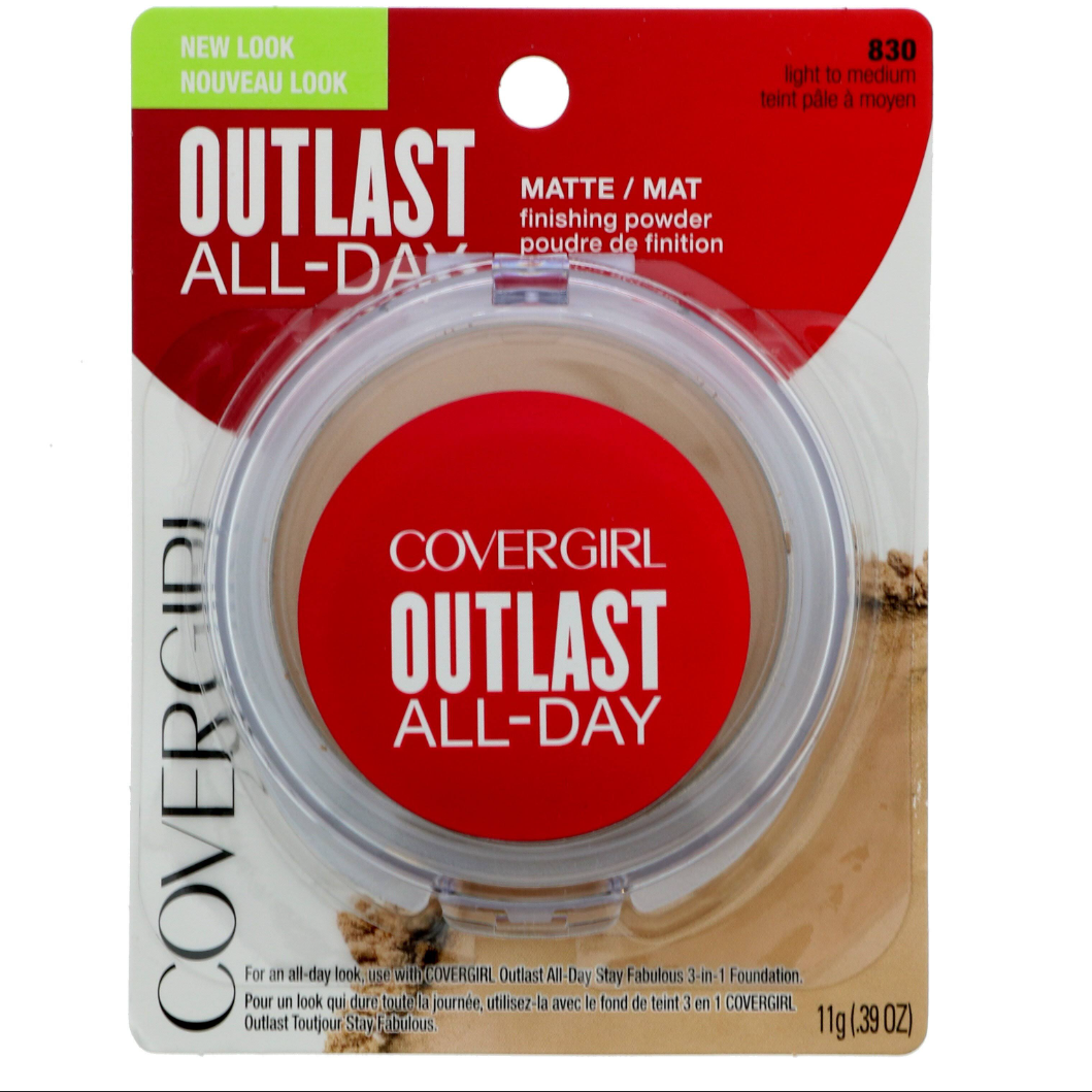 Polvos de acabado mate Outlast All-Day de COVERGIRL