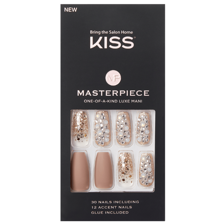 Uñas de manicura de lujo únicas y maestras de KISS