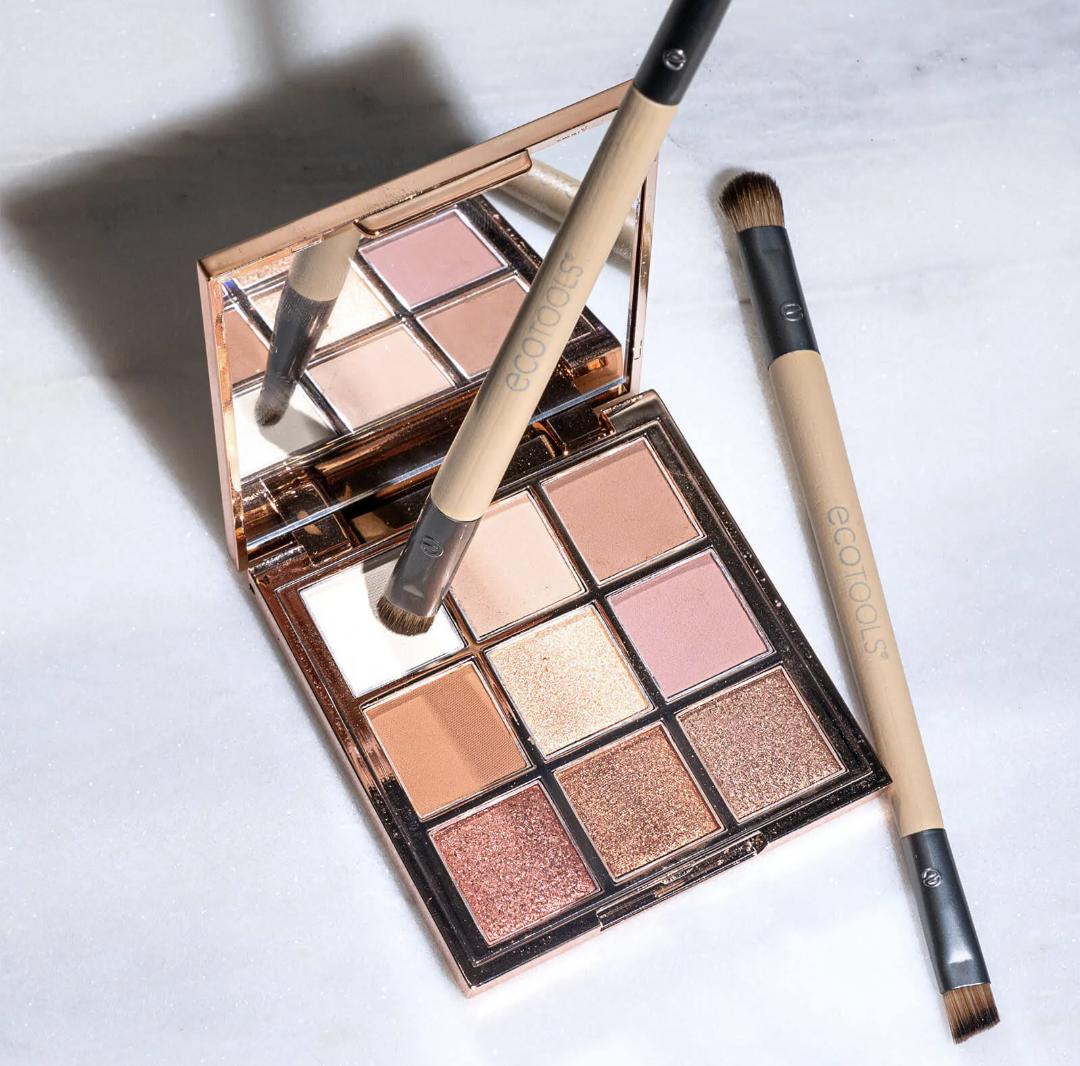 ECOTOOLS Juego de brochas de maquillaje para realzar los ojos