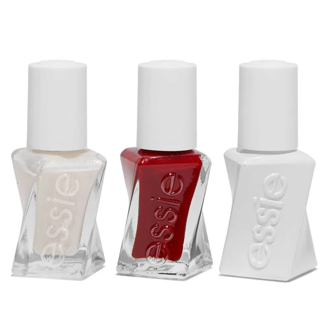 Esmalte de uñas en gel couture de larga duración ESSIE, mini lote de 3 unidades