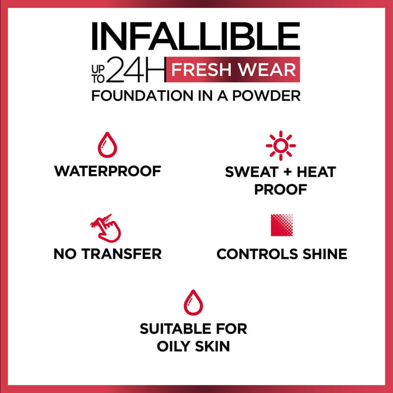 Base de maquillaje en polvo L'ORÉAL Infallible Fresh Wear