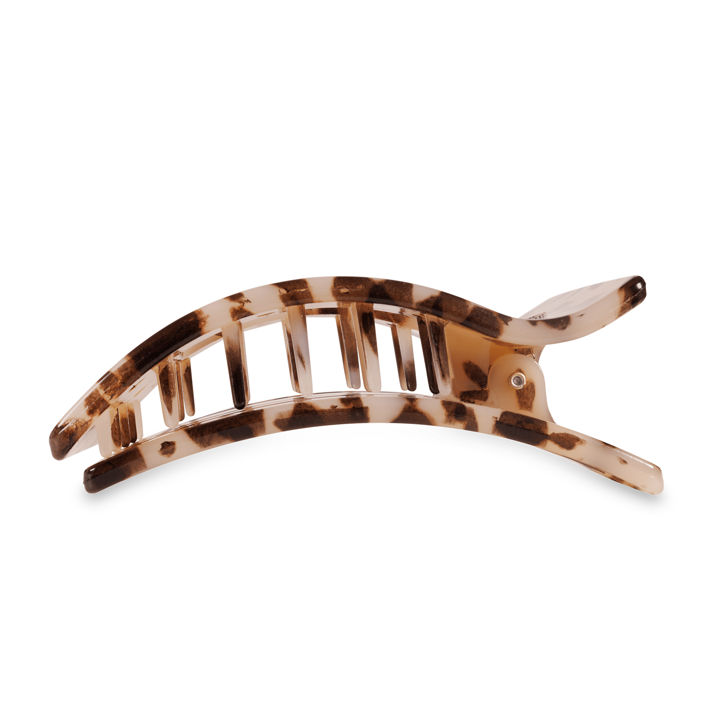 Blonde Tortoise Large Flat Rectangle Hair Clip