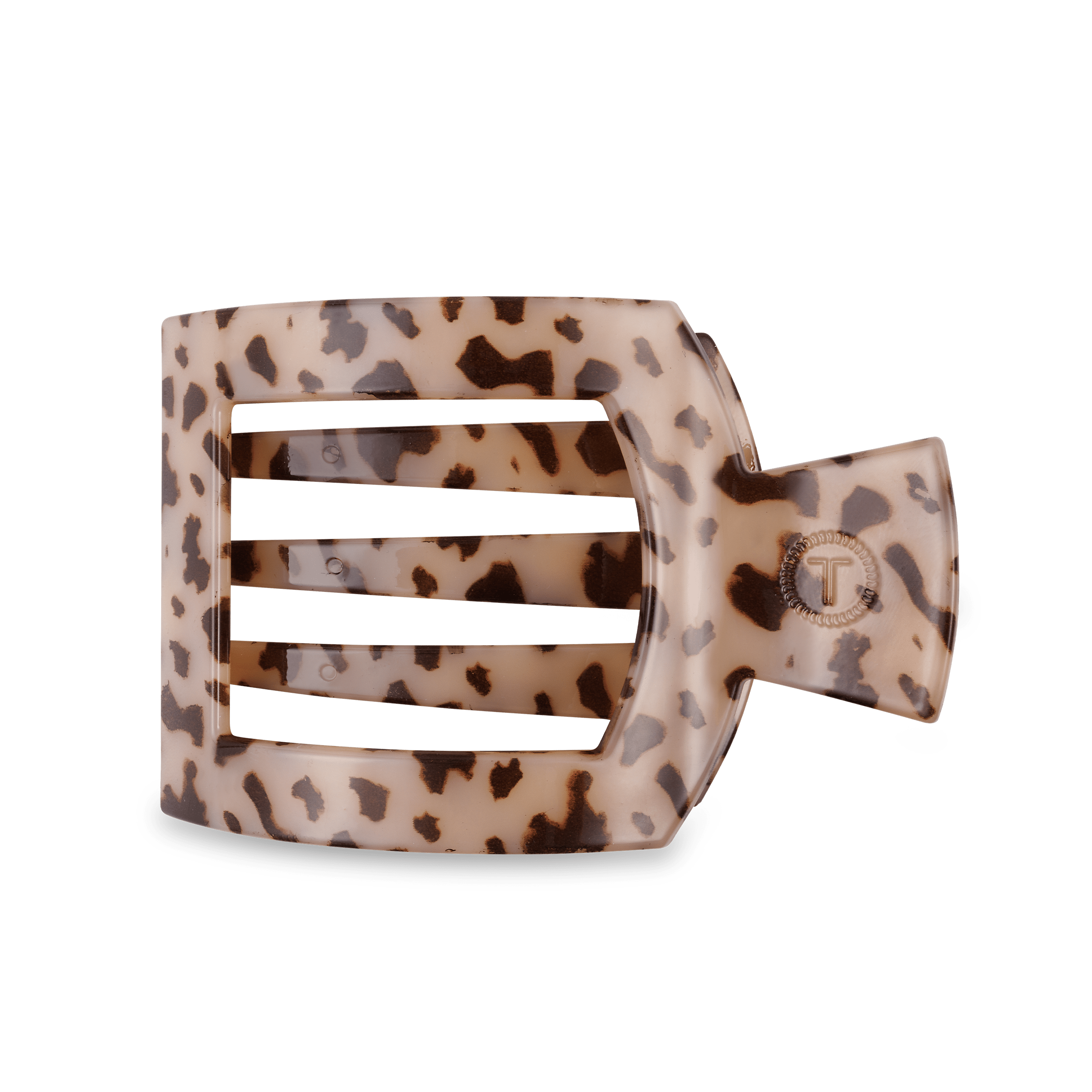 Blonde Tortoise Large Flat Square Hair Clip