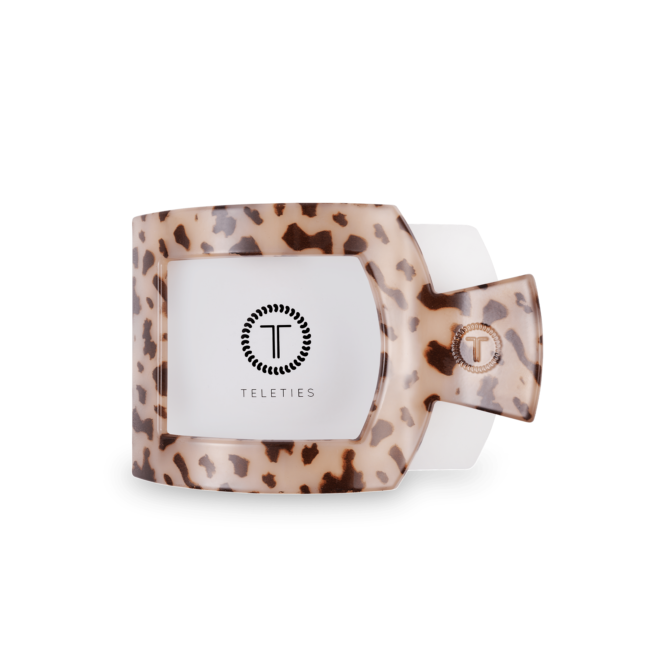 Blonde Tortoise Medium Flat Square Hair Clip