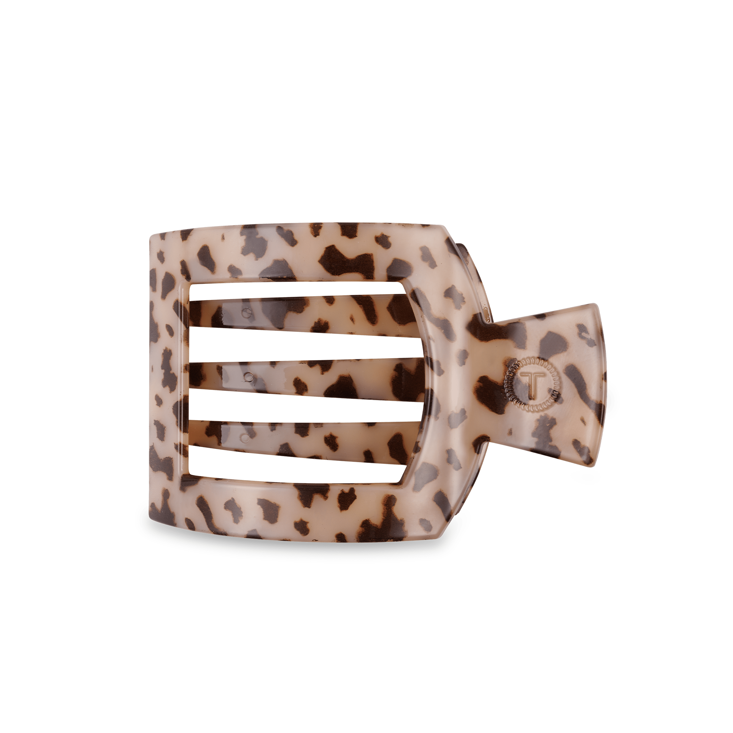 Blonde Tortoise Medium Flat Square Hair Clip