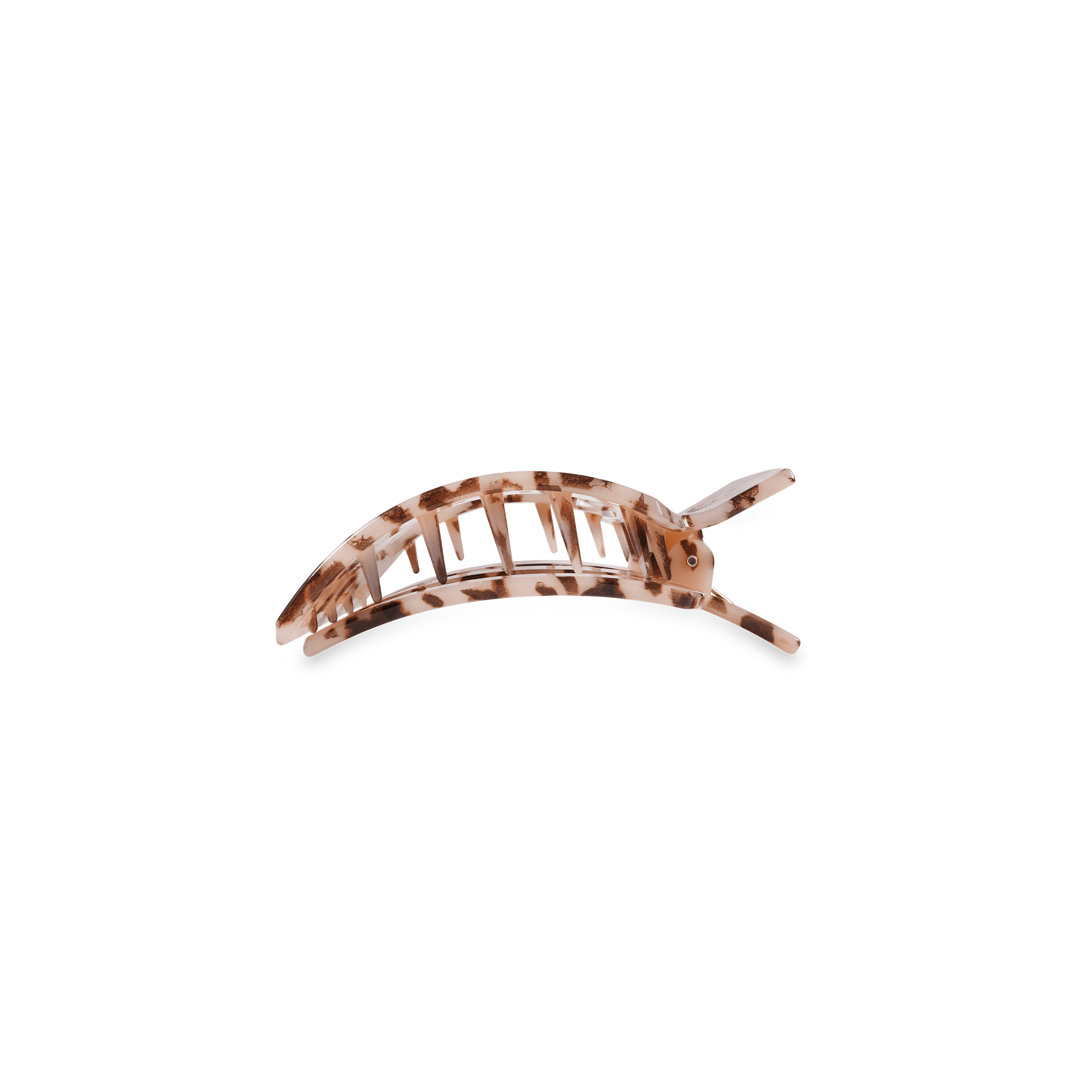 Blonde Tortoise Small Flat Square Hair Clip
