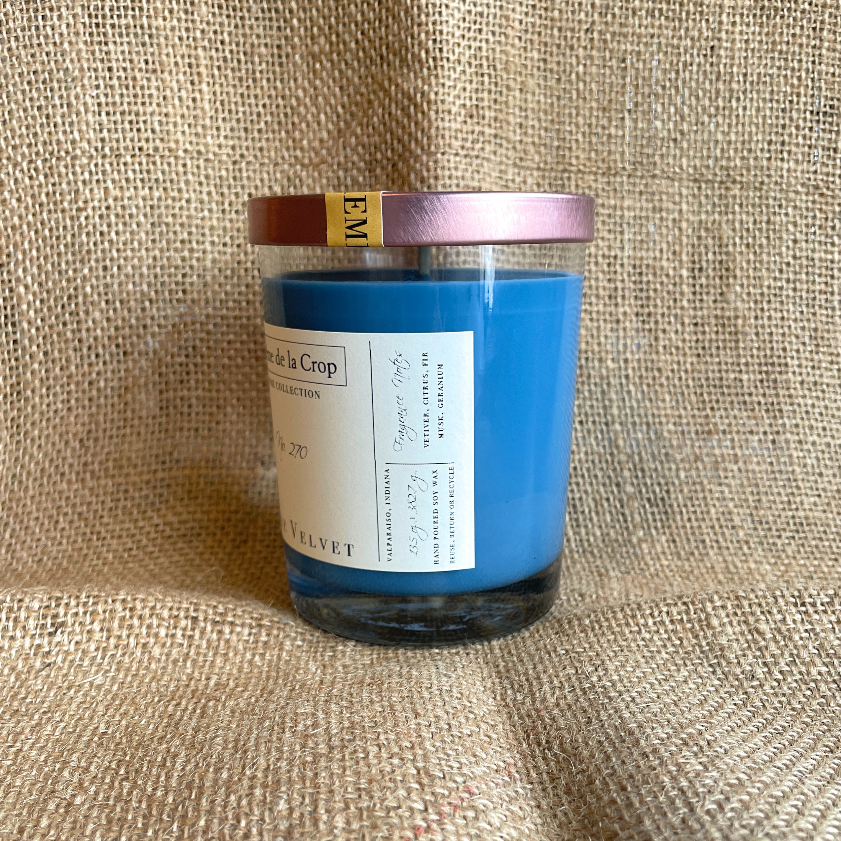 Soy Candle - Blue Velvet