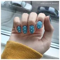 GEL POLISH KOMILFO DELUXE SERIES D130 (DARK, GRAY-BLUE, ENAMEL), 8 ML