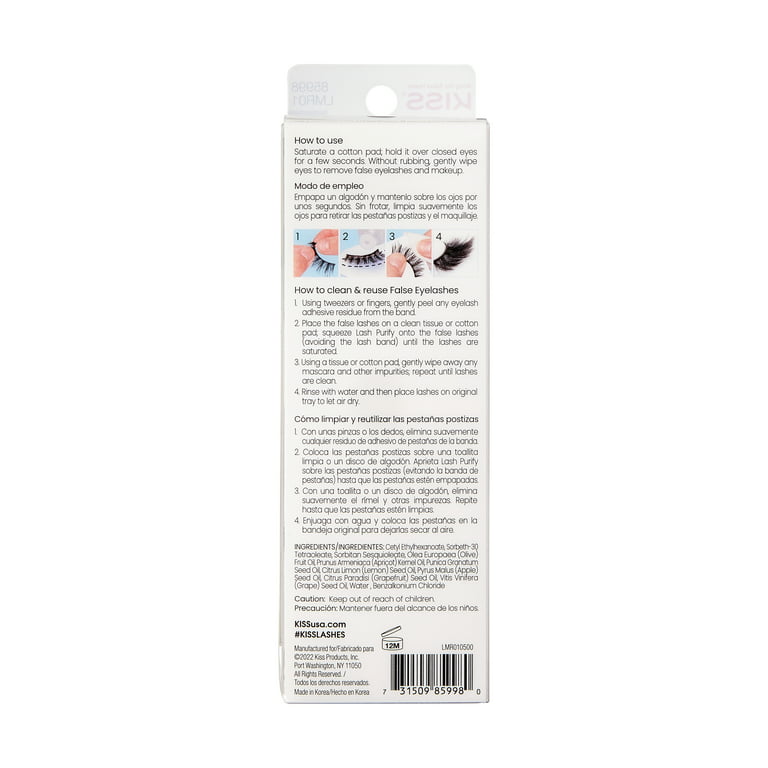 KISS Lash Purify Eye Makeup Remover and Lash Cleanser
