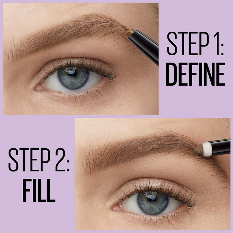 Maquillaje para cejas en lápiz y polvo 2 en 1 Express Brow de MAYBELLINE