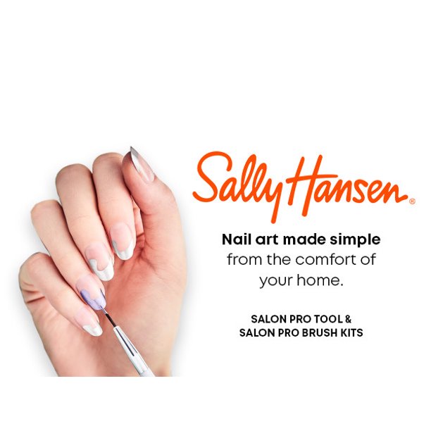 Kit de pinceles profesionales para salón de uñas SALLY HANSEN