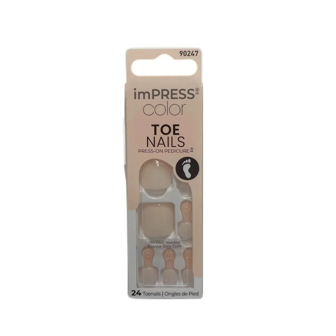 ImPRESS Color Toe Nail Press-on