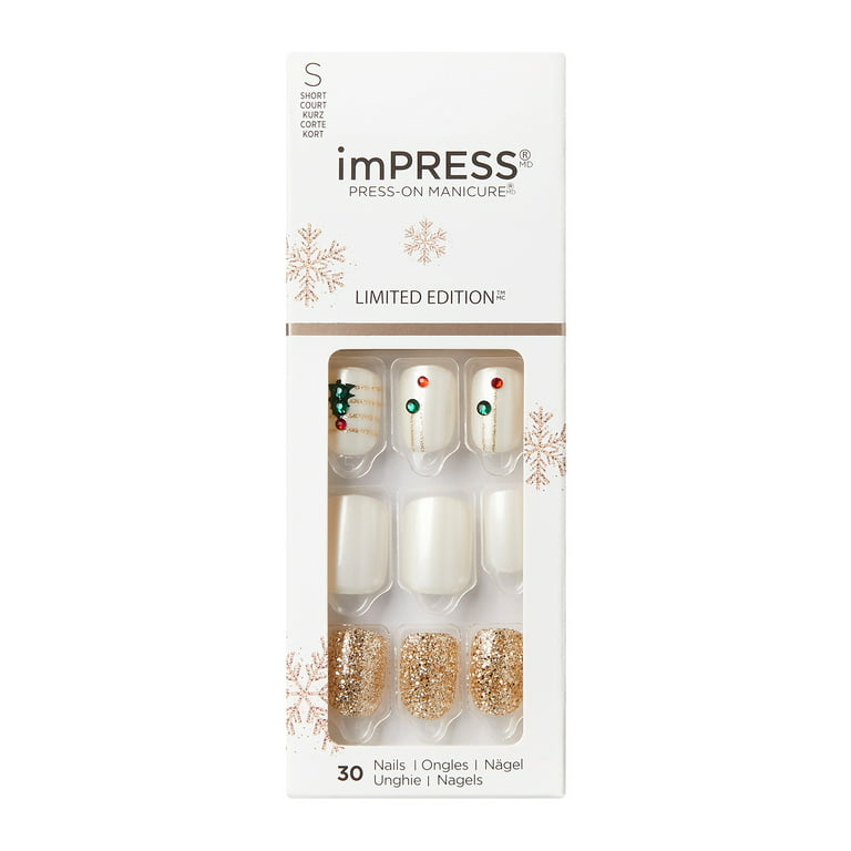imPRESS Press-On Manicure Limited Christmas Edition 30 Press-On Nails