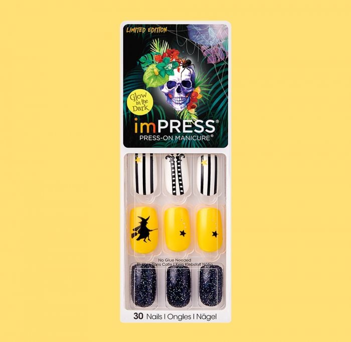 KISS ImPress Glow In The Dark Press-On Nails Halloween Limited Edition
