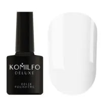GEL POLISH KOMILFO DELUXE SERIES D002 (WHITE PORCELAIN, ENAMEL), 8 ML 111002