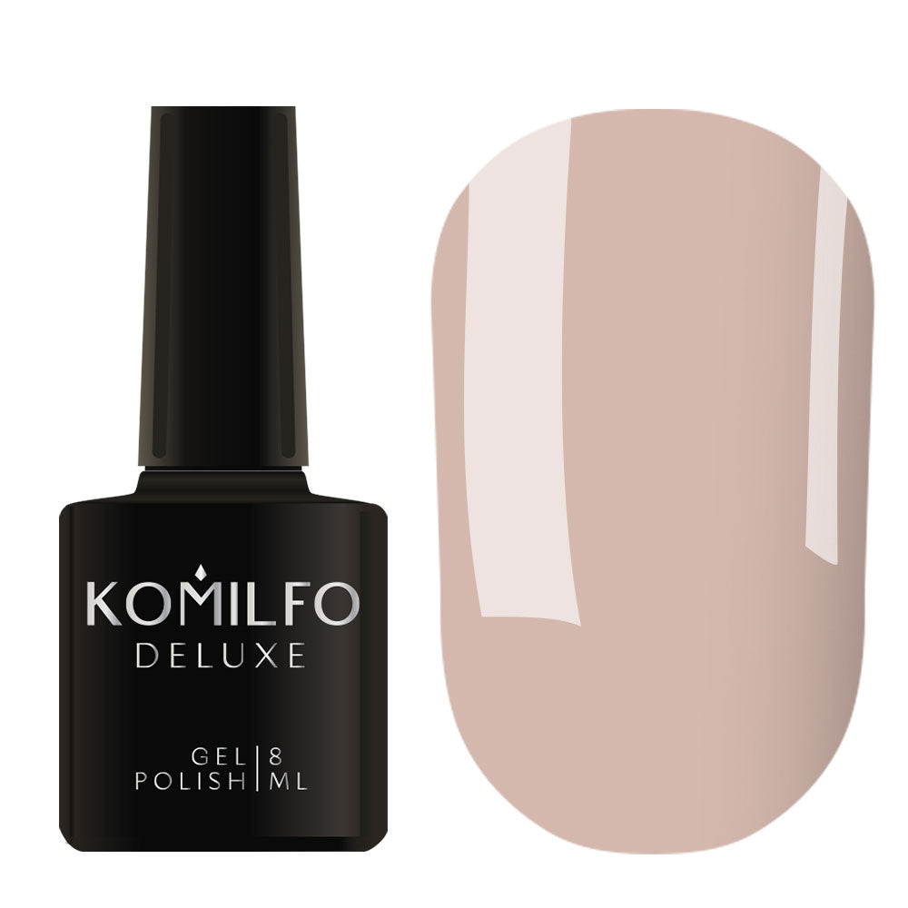 GEL POLISH KOMILFO DELUXE SERIES D212 (LIGHT COCOA, ENAMEL), 8 ML 111212