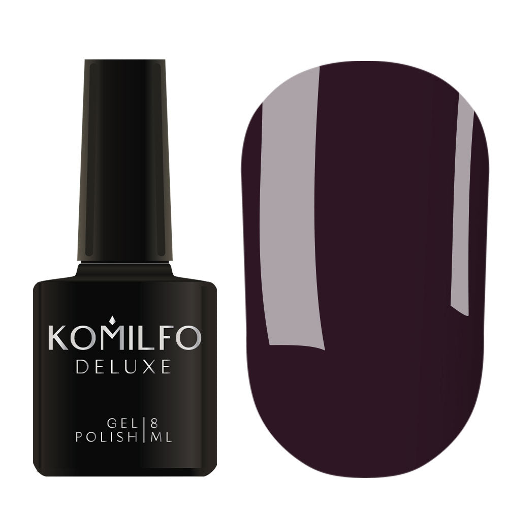 GEL POLISH KOMILFO DELUXE SERIES D241 (DARK PURPLE, ENAMEL), 8 ML 111241