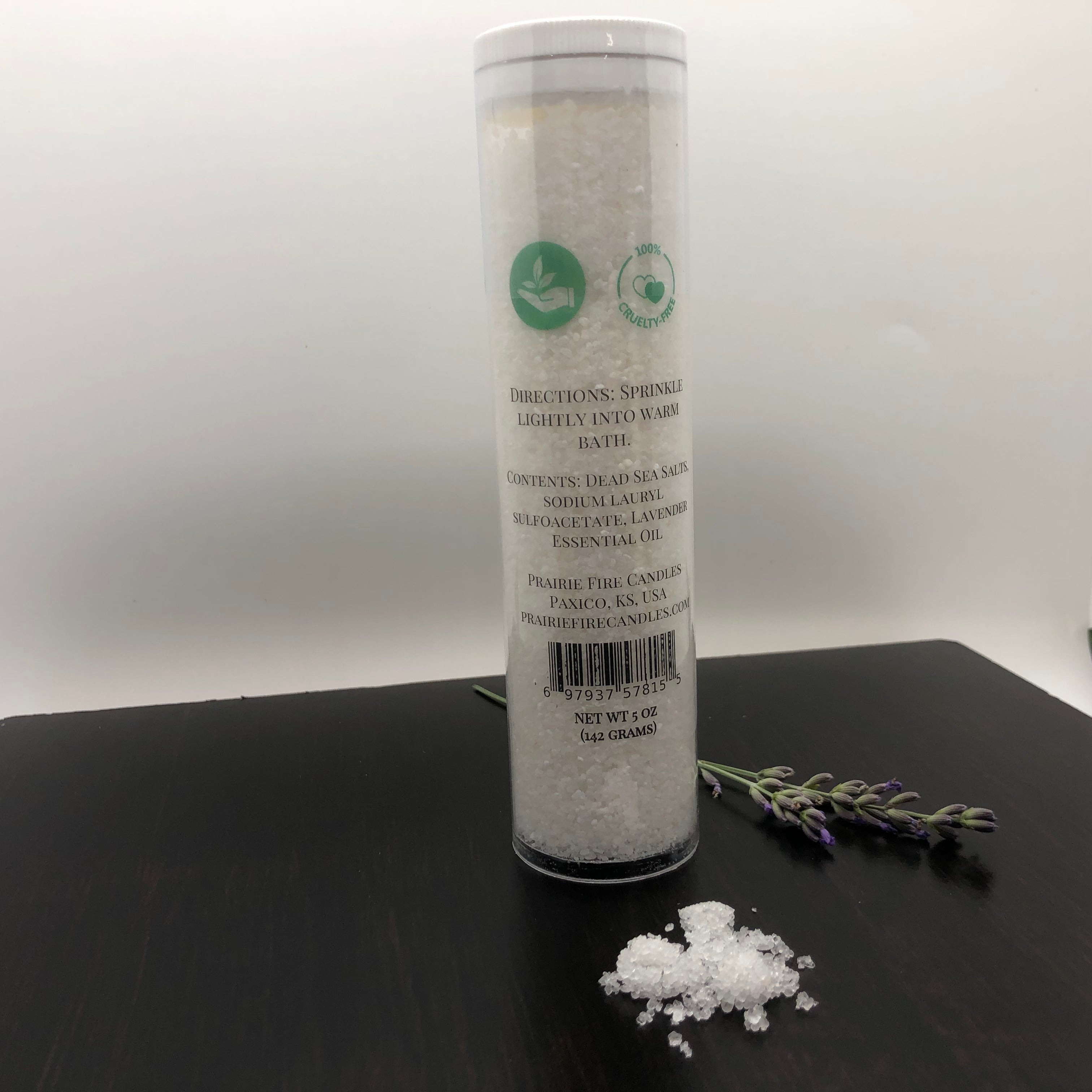 Lavender Dead Sea Bath Salts - 5oz (Prairie Fire Lavender)