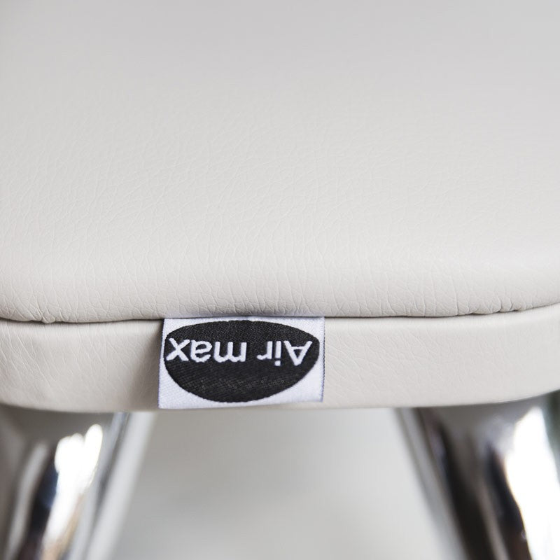 MANICURE STAND AIR MAX №1 -white (eco leather on silver legs)