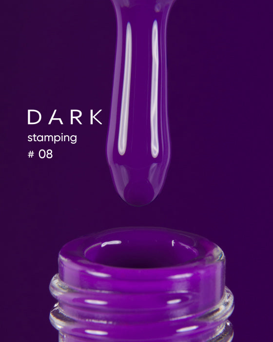 DARK STAMPING POLISH PURPLE № 08, 8 ML  Article : S008