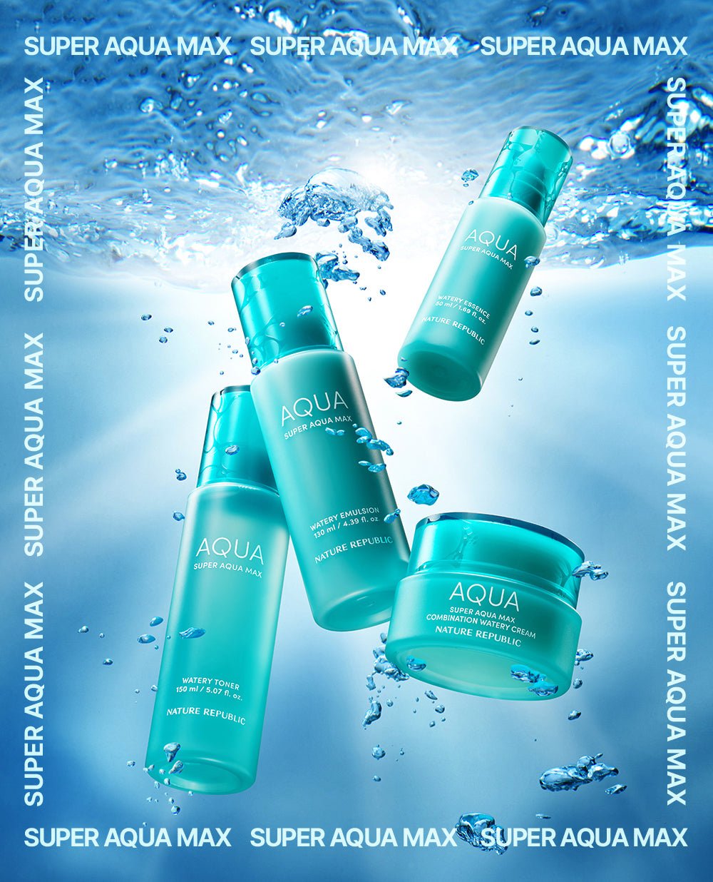Super Aqua Max Watery Toner & Emulsion Daily Routine Duo