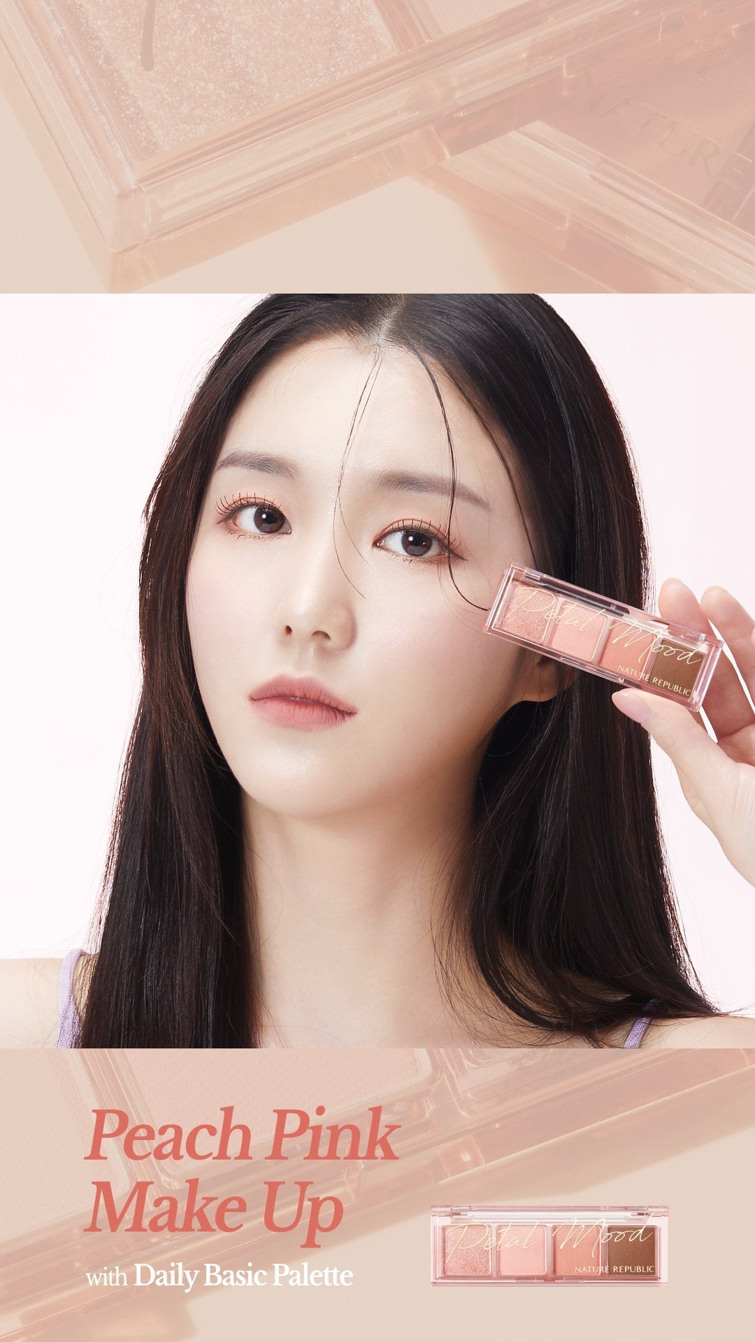 Daily Basic Eyeshadow Palette 05 Peach Pink