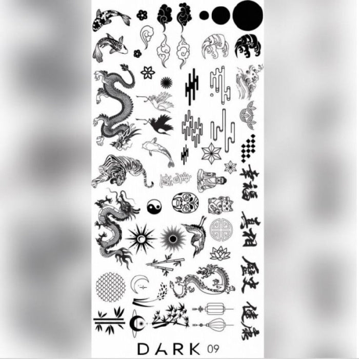 DARK 09 STAMPING PLATE  DARK09
