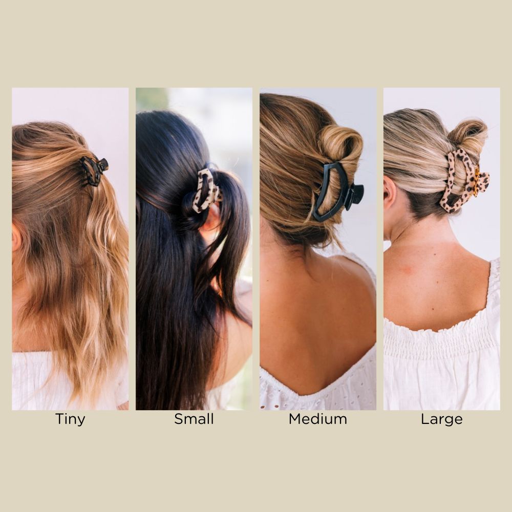 Open Blonde Tortoise Large Claw Hair Clip