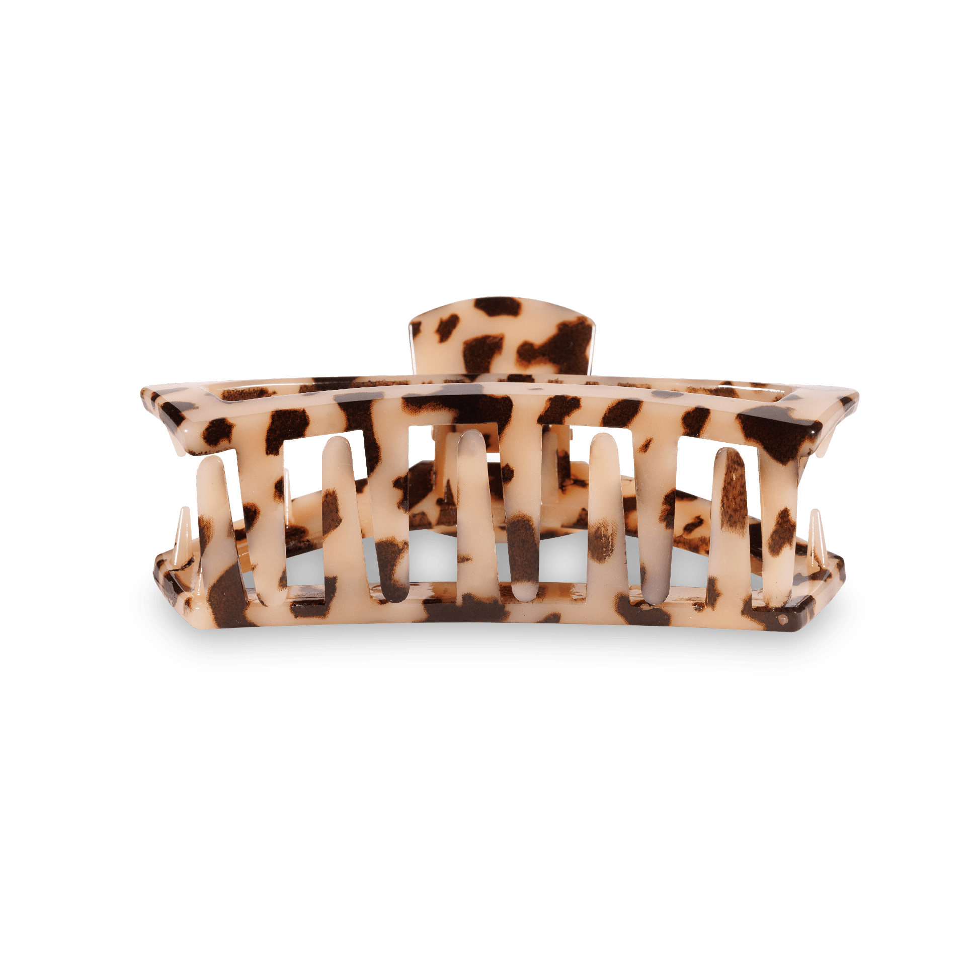 Open Blonde Tortoise Small Claw Hair Clip