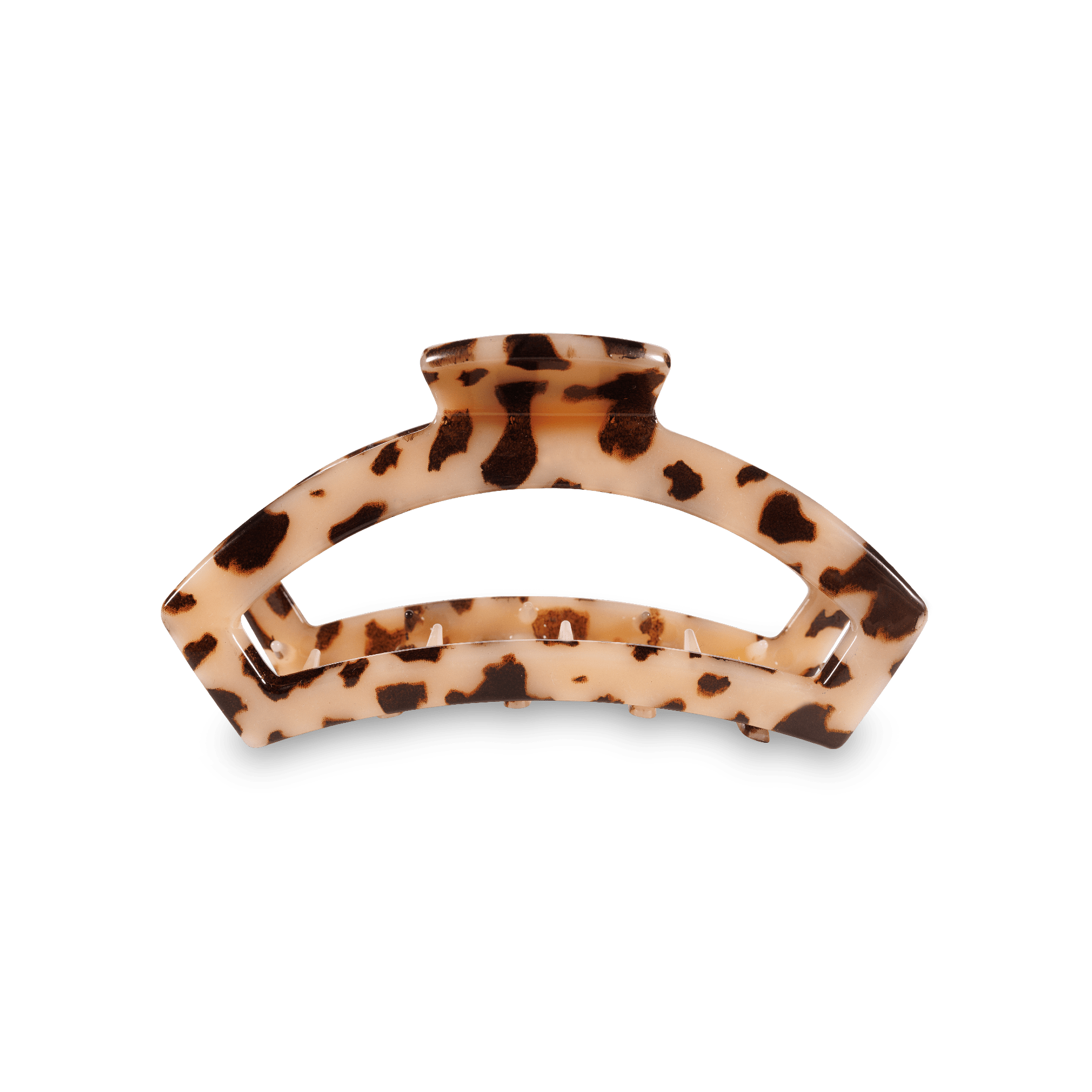 Open Blonde Tortoise Small Claw Hair Clip