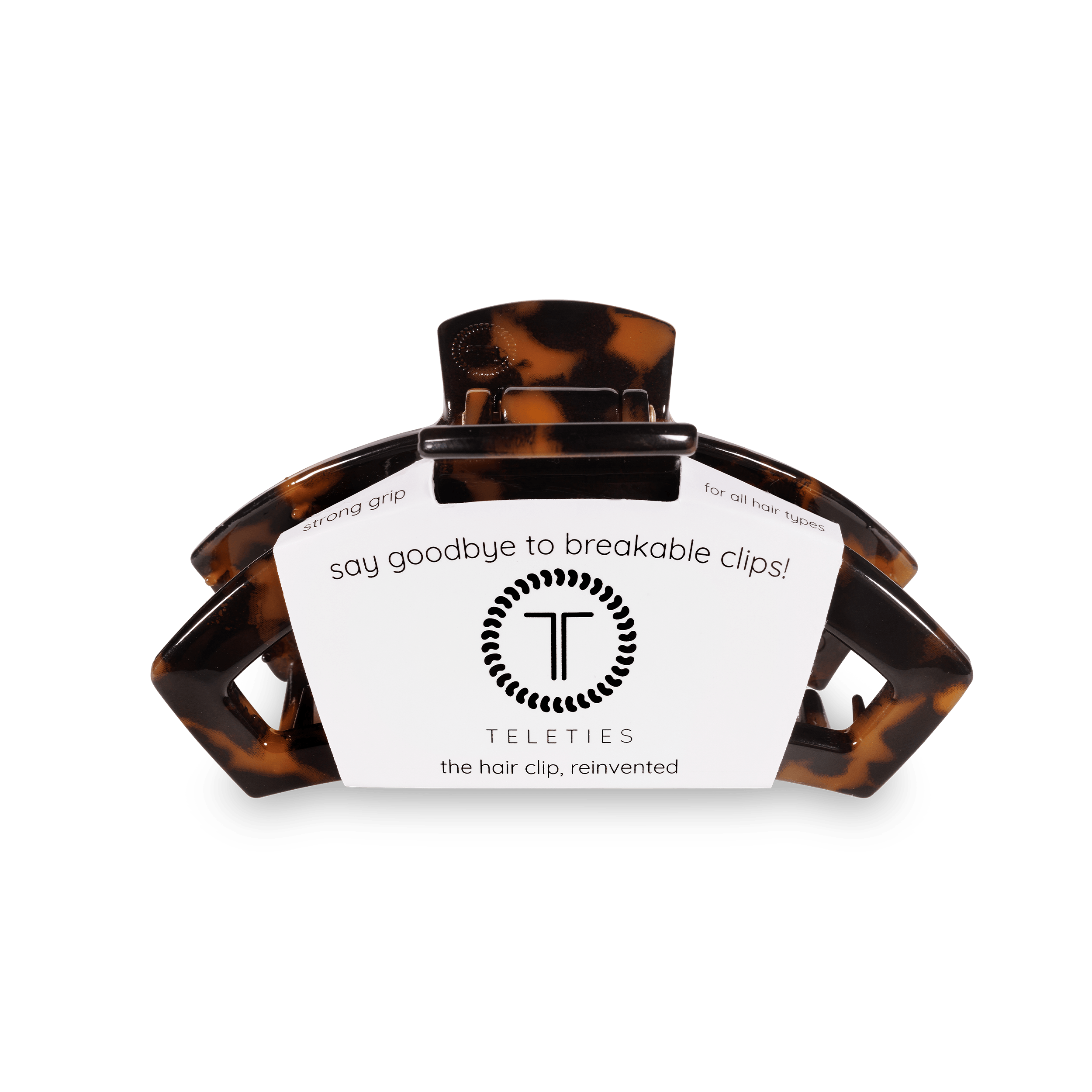 Open Tortoise Medium Claw Hair Clip