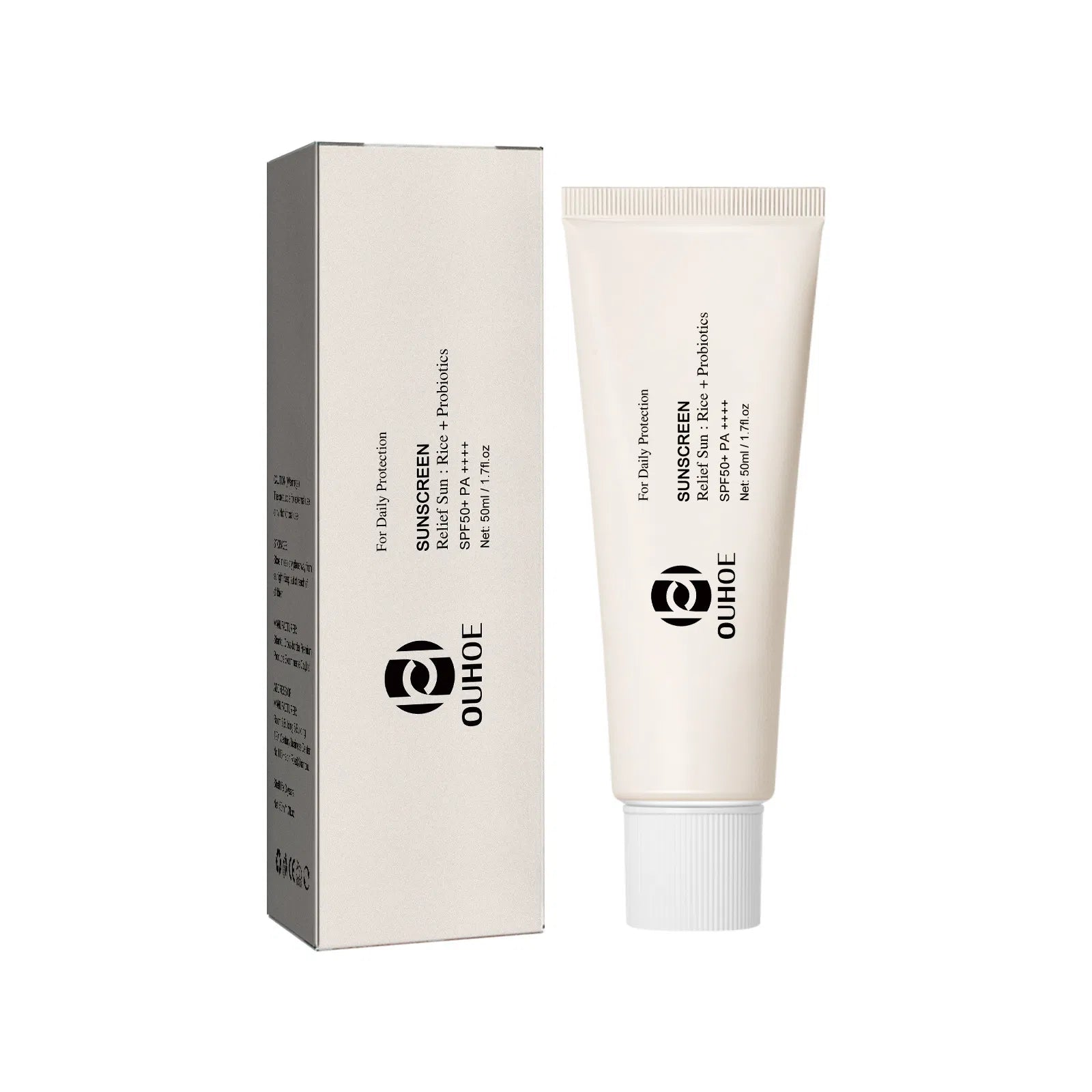 OUHOE Rice + Probiotics Sunscreen SPF 50