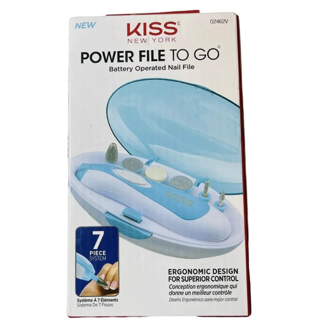 Kit de uñas todo en uno KISS Power File To Go