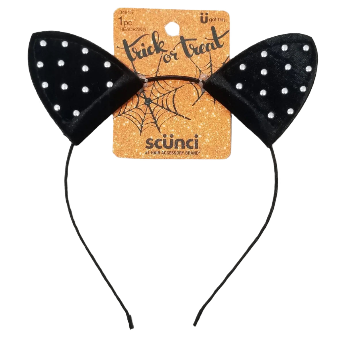 Diadema con orejas de gato CONAIR Scunci Trick or Treat