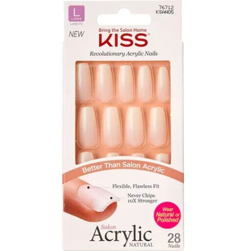 Uñas francesas acrílicas KISS Salon