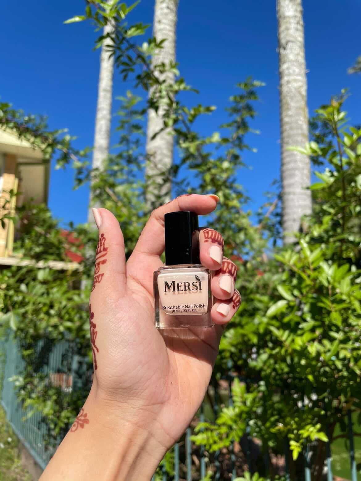 Mersi Spiaggia Rosa Halal Nail Polish Breathable 10ML