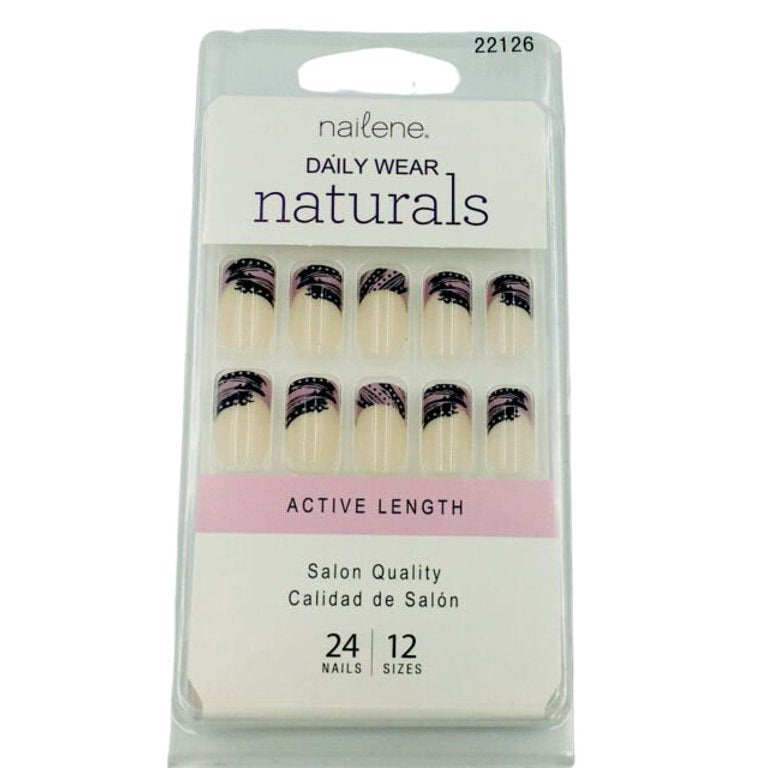 NAILENE Daily Wear Naturals Active Length Artificial Nails