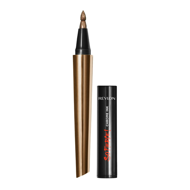 REVLON ¡Tan feroz! Delineador de ojos líquido de tinta cromada