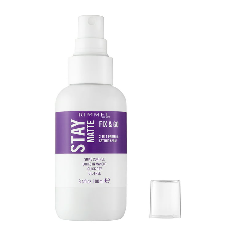 Rimmel London Stay Matte Fix & Go 2-In-1 Primer & Setting Spray