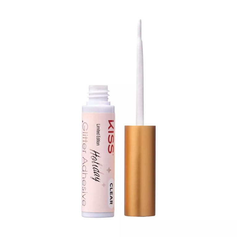 Adhesivo para pestañas con purpurina de KISS - Manicura Impress