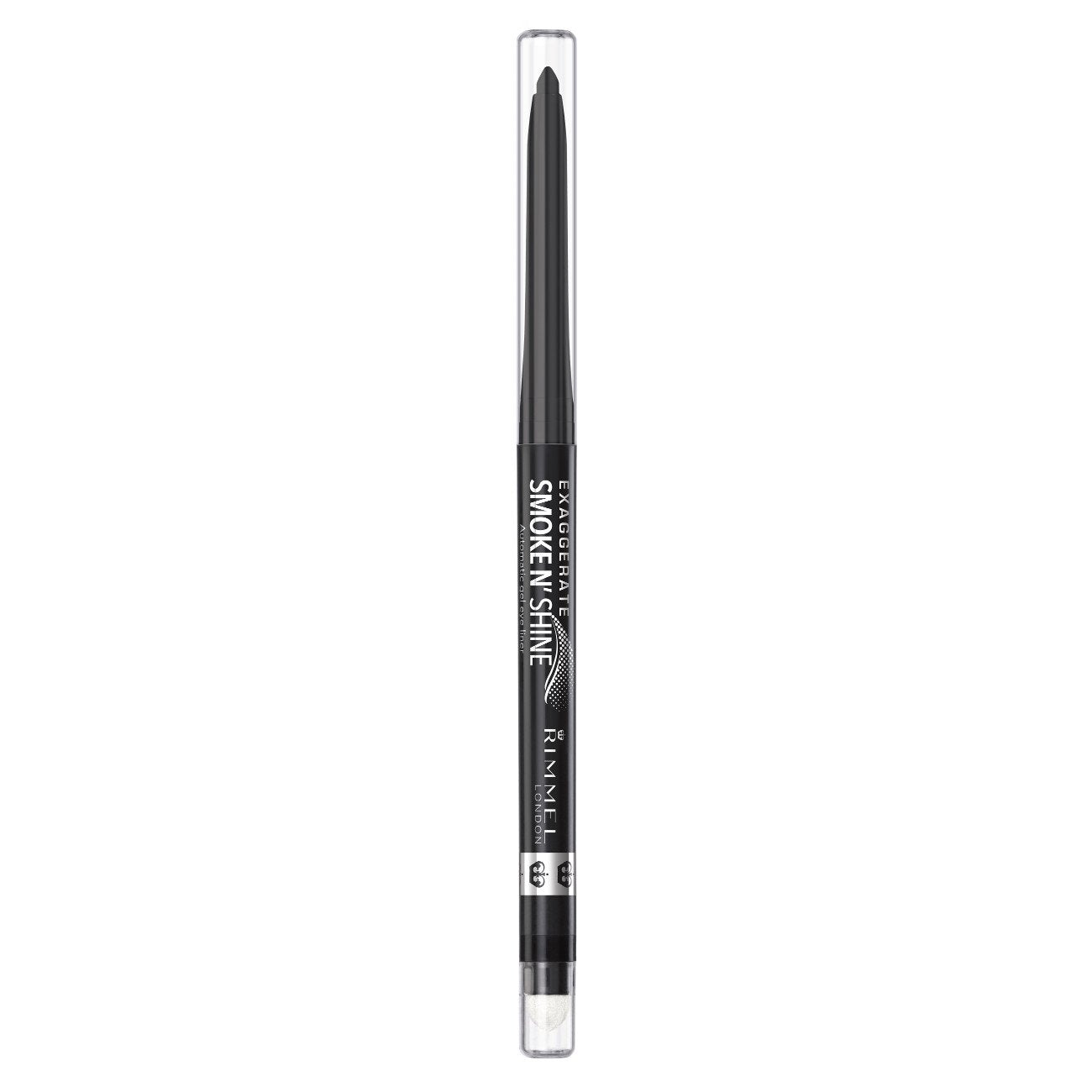 Delineador de ojos automático en gel Exaggerate Smoke'n Shine de RIMMEL