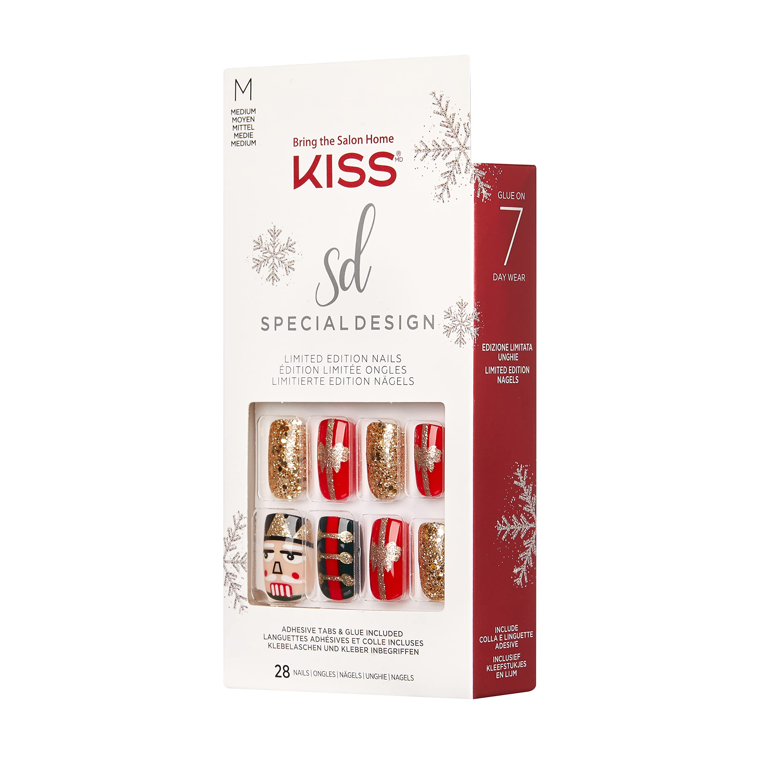 KISS Special Design Limited Christmas Edition 28 Holiday Nails
